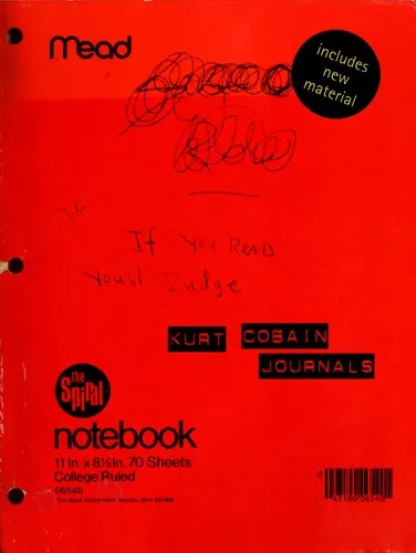 Cover of Kurt Cobain journals