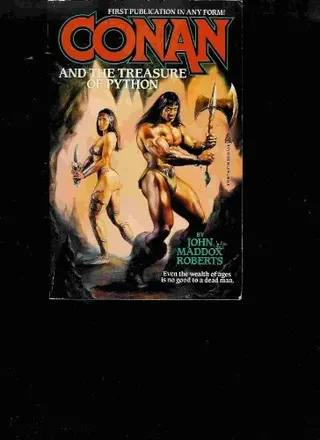 Cover of Conan and the treasure of python