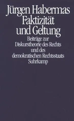 Cover of Faktizität und Geltung