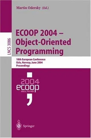 Cover of ECOOP 2004 - object-oriented programming