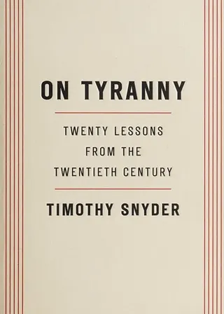 Cover of On tyranny