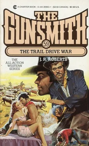 Cover of The trail drive war