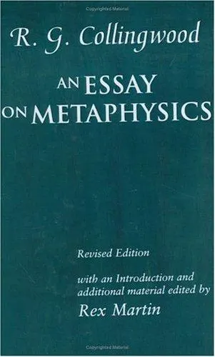 Cover of An essay on metaphysics