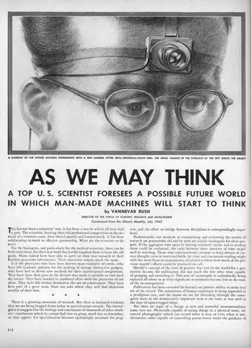 Cover of As We May Think