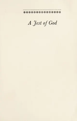 Cover of A Jest of God
