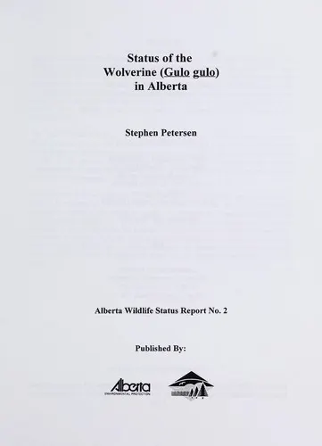 Cover of Status of the wolverine (Gulo gulo) in Alberta
