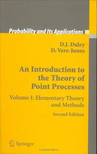 Cover of An introduction to the theory of point processes