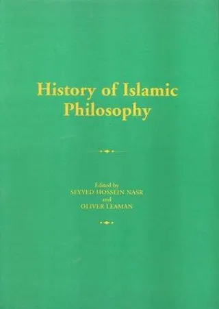 Cover of History of Islamic Philosophy