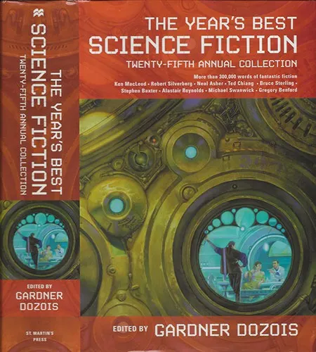 Cover of The Year's Best Science Fiction - twenty-fifth annual collection