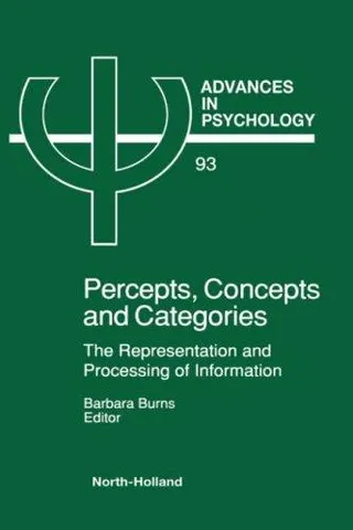 Cover of Percepts, concepts, and categories