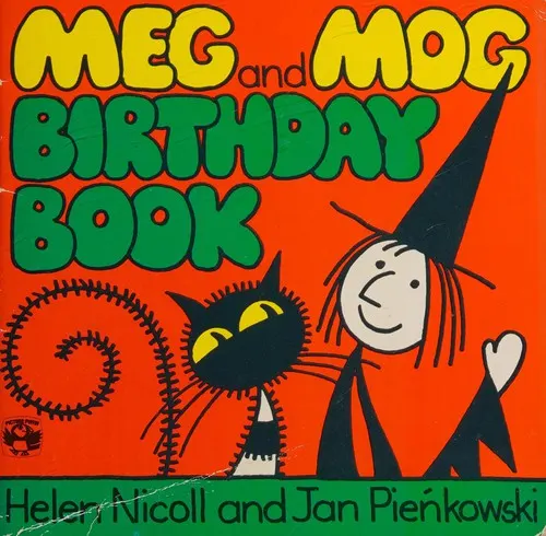 Cover of Meg and Mog Birthday Book