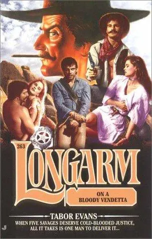 Cover of Longarm on a bloody vendetta