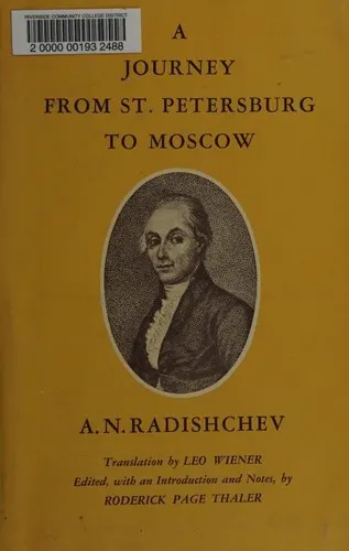 Cover of Journey from St. Petersburg to Moscow