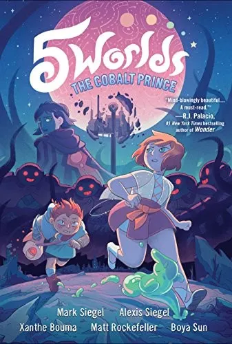 Cover of 5 Worlds Book 2: The Cobalt Prince