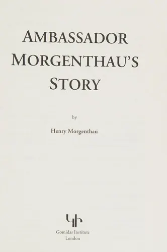Cover of Ambassador Morgenthau's story