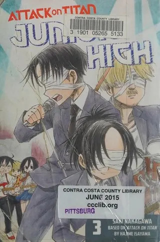 Cover of Attack on Titan: Junior High 3