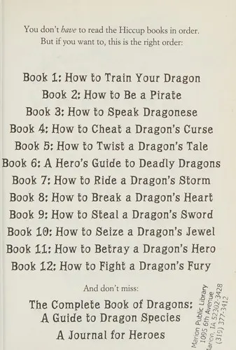 Cover of How to fight a dragon's fury