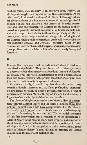 Cover of For Marx