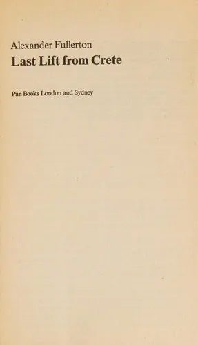 Cover of Last Lift from Crete