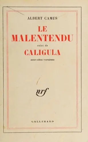 Cover of Caligula, suivi de Le malentendu