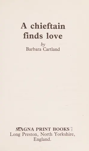 Cover of A Chieftain Finds Love