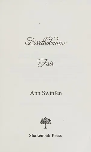 Cover of Bartholomew Fair