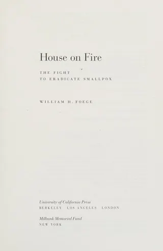Cover of House on Fire
