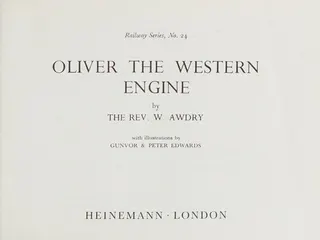 Cover of Oliver the western engine