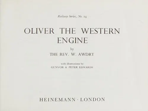 Cover of Oliver the western engine