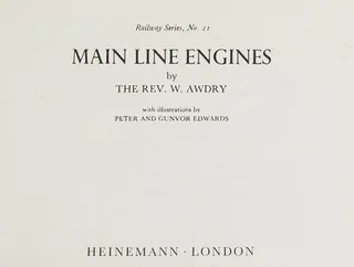 Cover of Main line engines