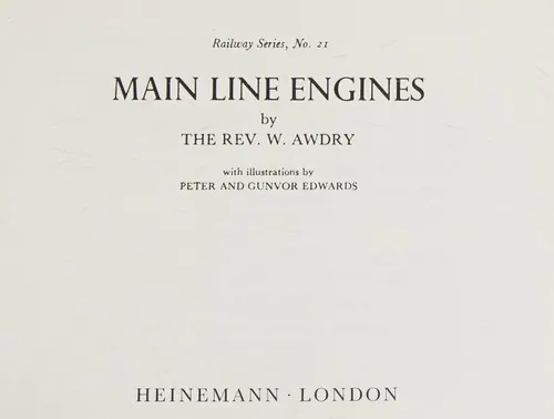 Cover of Main line engines