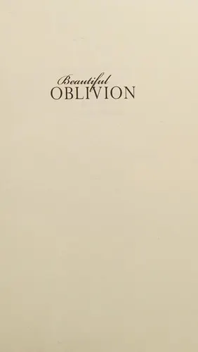 Cover of Beautiful oblivion
