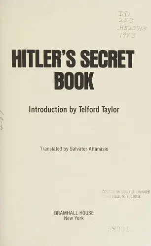 Cover of Hitlers zweites Buch
