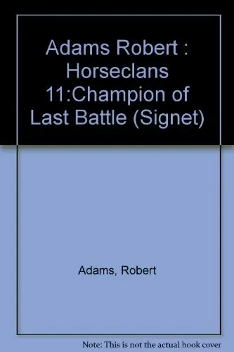 Cover of Champion of the Last Battle