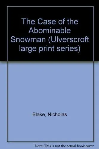 Cover of The Case of the Abominable Snowman
