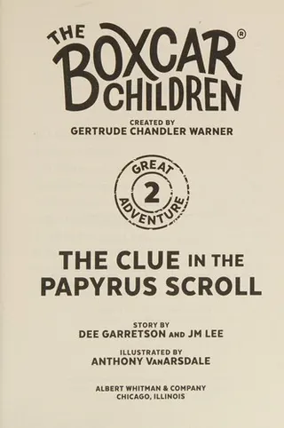 Cover of The Clue in the Papyrus Scroll