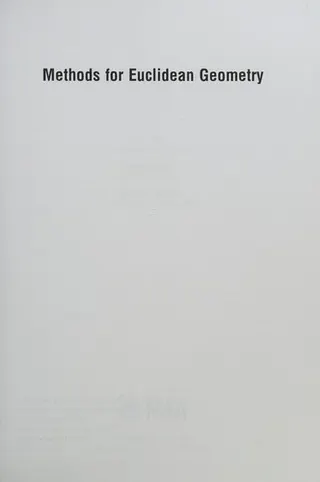 Cover of Methods for Euclidean geometry