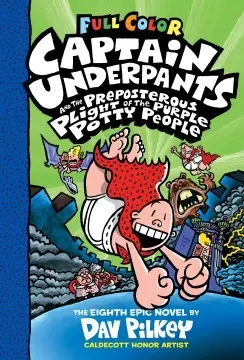 Cover of Captain Underpants and the Preposterous Plight of the Purple Potty People
