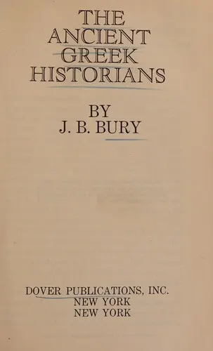 Cover of The ancient Greek historians