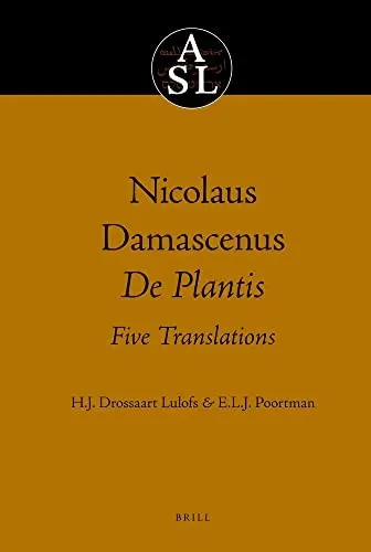 Cover of Nicolaus Damascenus de plantis