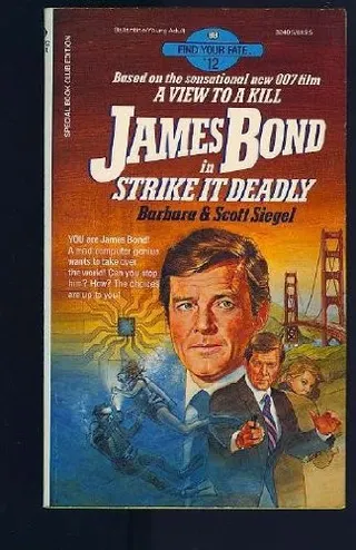 Cover of James Bond in Strike it Deadly