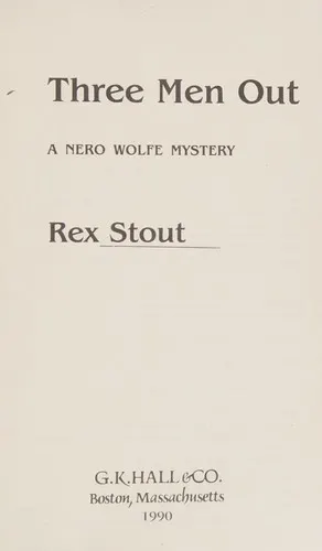 Cover of Three Men Out