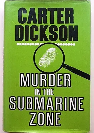 Cover of Murder in the submarine zone