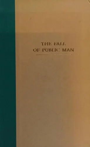 Cover of The Fall of Public Man