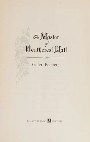 Cover of The Master of Heathcrest Hall