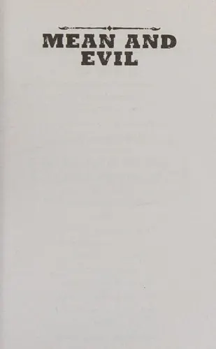 Cover of Mean and Evil