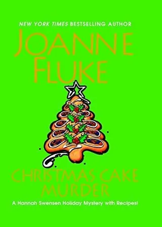 Cover of Christmas cake murder