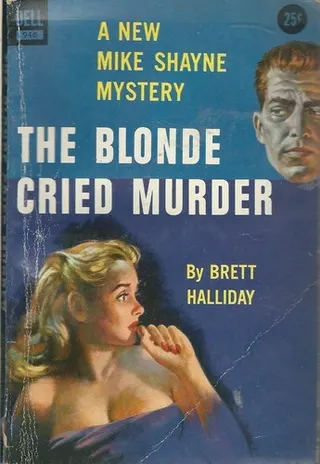 Cover of The Blonde Cried Murder