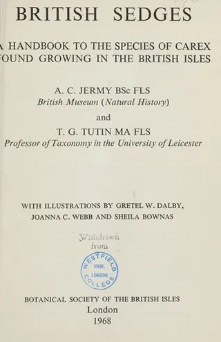 Cover of British sedges
