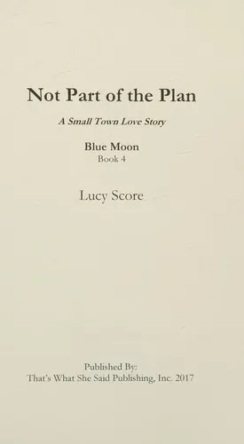 Cover of Not Part of the Plan